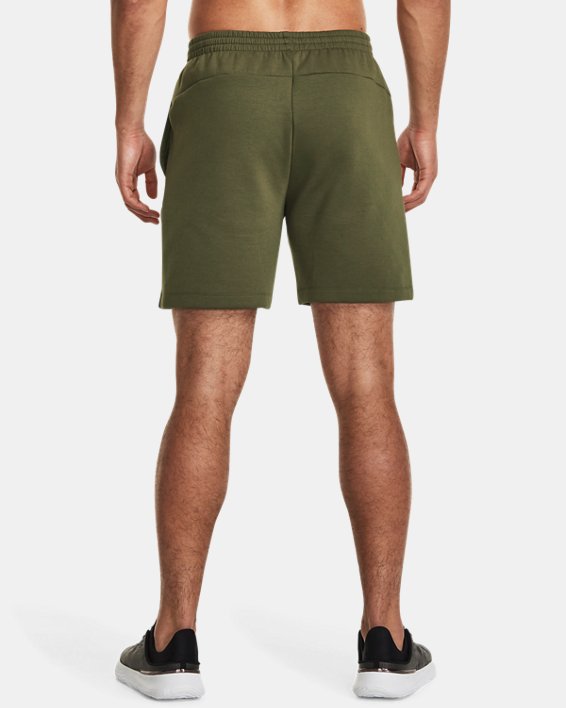 Men's UA Unstoppable Fleece Shorts, Green, pdpMainDesktop image number 1